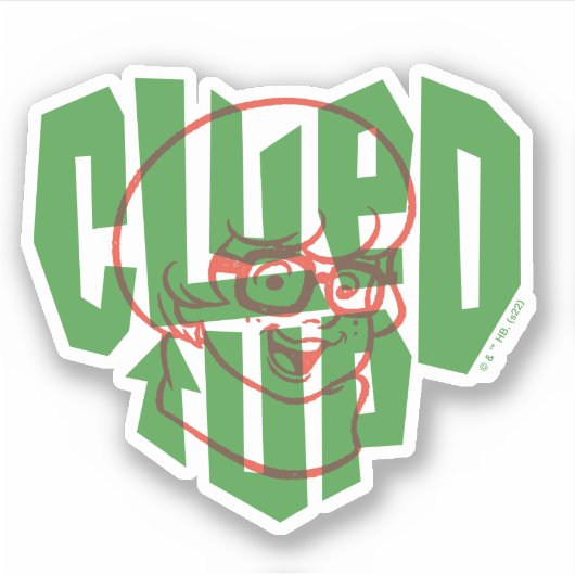 Sticker Scooby-Doo | Velma Cluted Up (Devant)