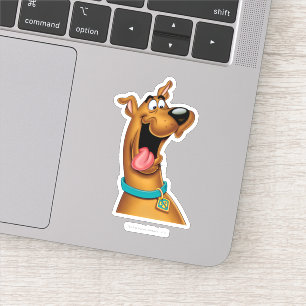Sticker Scooby Doo Visage Excité