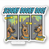 Sticker Scooby-Doo Where Are You Comic Panels (Devant)