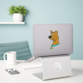 Sticker Scooby-Doo Winking (Ordinateur portable sur le bureau)