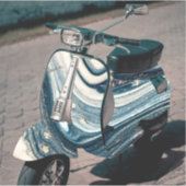 Sticker scooter aquarelle (Devant)