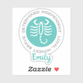 Sticker Scorpio (Feuille)