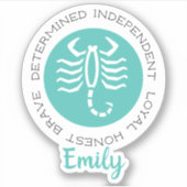 Sticker Scorpio (Devant)