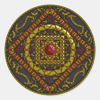 Sticker Scorpio Mandala