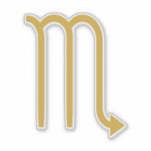 Sticker Scorpio, signe zodiaque (Devant)