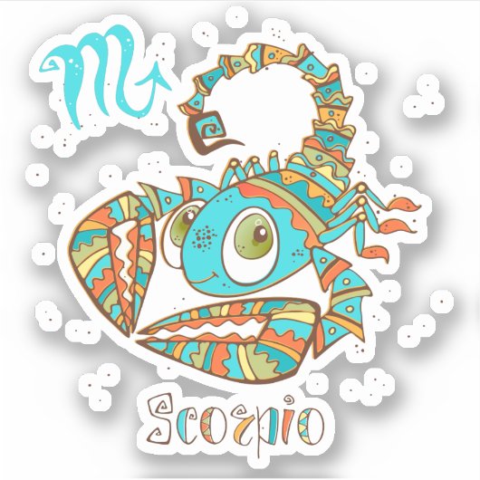 Sticker Scorpion doux (Devant)