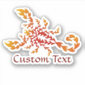 Sticker Scorpion flamant (Devant)