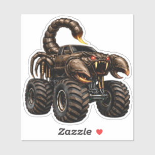 Sticker Scorpion Style Camion Monstre Tout-Terrain