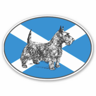 Sticker Scottie Dog Scottish Terrier Scotland