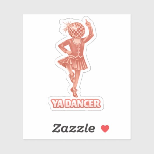 Sticker Scottish humour funny ya dancer Congratulations (Feuille)