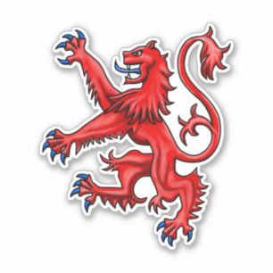 Sticker Scottish Lion Rampant