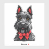 Sticker Scottish Terrier (Feuille)