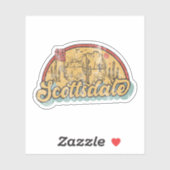 Sticker Scottsdale, Arizona (Feuille)
