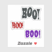 Sticker Scrap Book BOO! Halloween (Feuille)