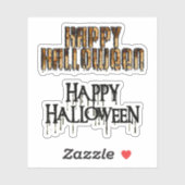 Sticker Scrap Book Happy Halloween (Feuille)