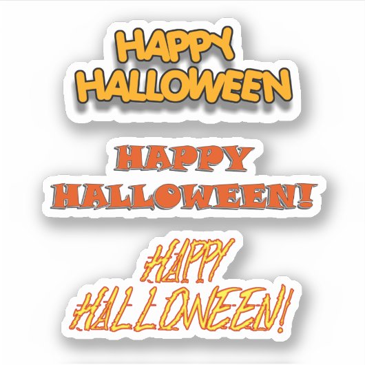 Sticker Scrap Book Happy Halloween (Devant)