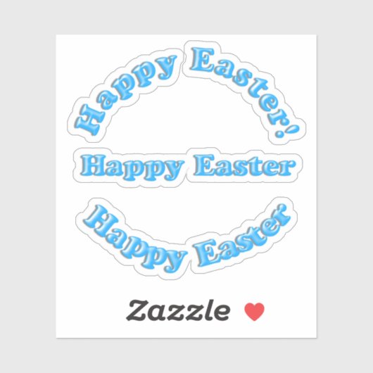 Sticker Scrap Booking Happy Easter (Feuille)