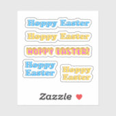 Sticker Scrap Booking Happy Easter (Feuille)