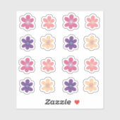 Sticker Scrapbooking Set Fleurs de ressort (Feuille)