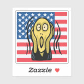Sticker Scream American (Feuille)