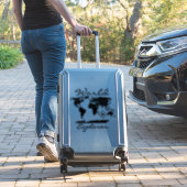 Sticker Script Adventure World Map "World Explorer" (Valise Insitu)