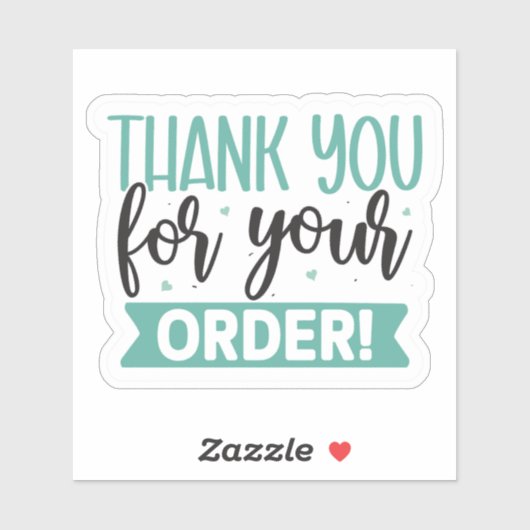 Sticker Script Bold pour l'emballage des petites entrepris (Feuille)