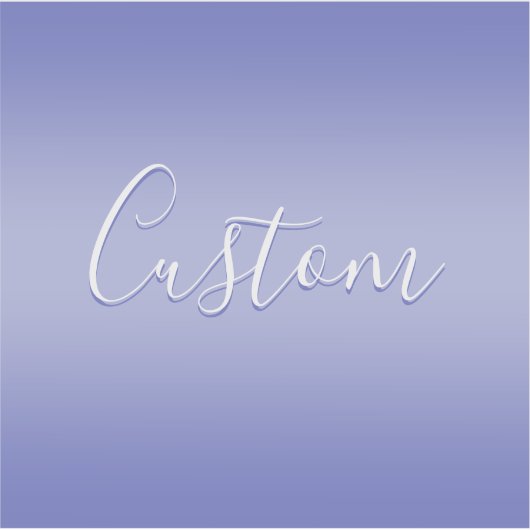 Sticker Script cursif modifiable | Violet transparent (Devant)