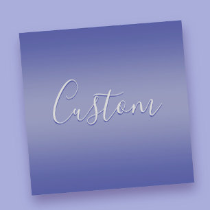 Sticker Script cursif modifiable   Violet transparent