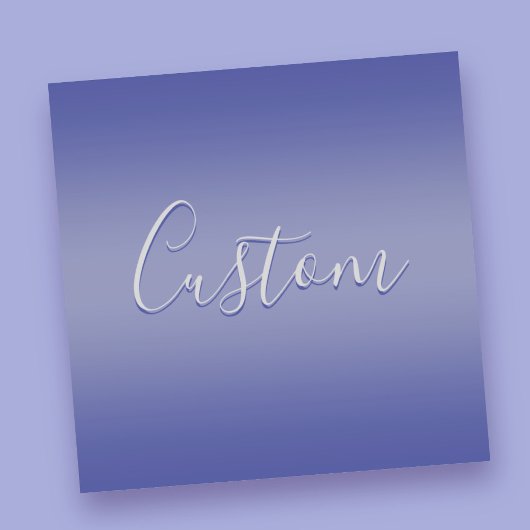 Sticker Script cursif modifiable | Violet transparent