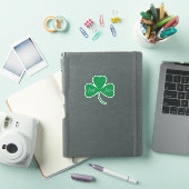 Sticker Script de basse irlandais sur Shamrock vert (Couverture iPad)