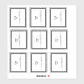 Sticker Script de l'armoire d'épices de l'organisation du  (Feuille)