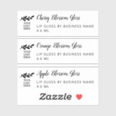 Sticker Script mignon Avec Logo Nettoyer Le Maquillage De (Feuille)