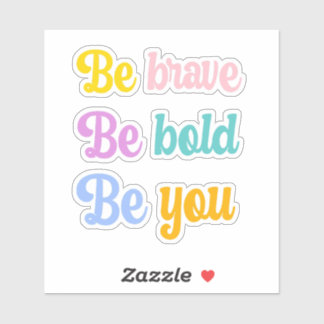 Sticker Script Rainbow inspirant