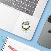 Sticker SCUBA Diving Egg Easter (Ordinateur portable avec iPhone)