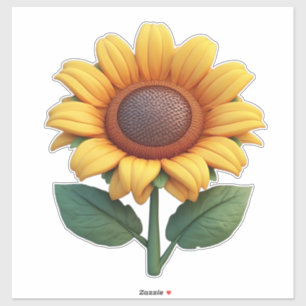 Sticker Sculpture de Tournesol Lumineux