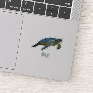 Sticker Sea turtle cartoon