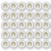 Sticker Seafood Wedding Place Cards Meal Choice  (Devant)