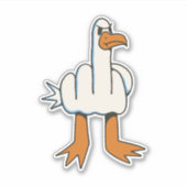 STICKER SEAGULEMENT AVEC CORPS DOIGT MOYEN (Devant)