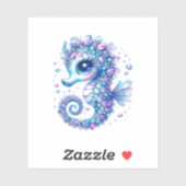 Sticker Seahorse (Feuille)