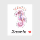 Sticker Seahorse (Feuille)