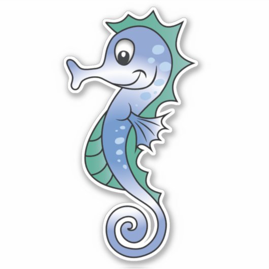Sticker Seahorse (Devant)