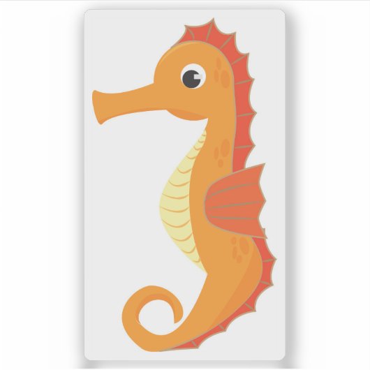 Sticker Seahorse (Devant)