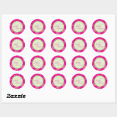 STICKER / SEAL :: baby shower - helder (Vel)