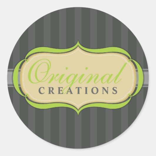 STICKER SEAL :: élégant flamboyant 11 (Devant)