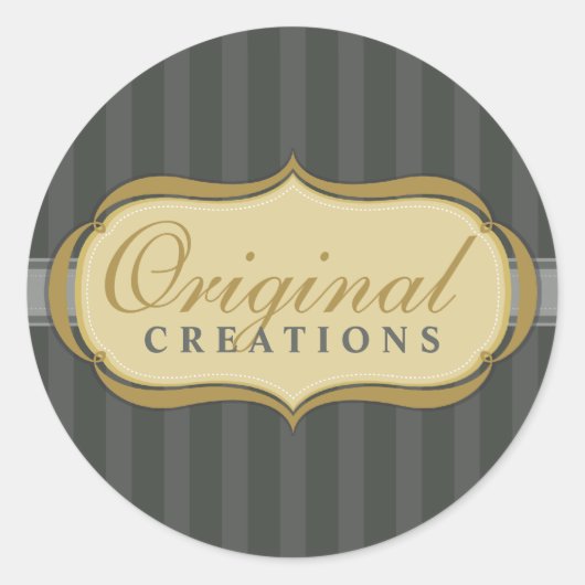 STICKER SEAL :: élégant flamboyant 13 (Devant)