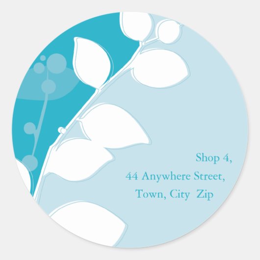 STICKER SEAL :: Gom gebladerte 1 (Voorkant)