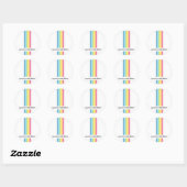 STICKER SEAL :: regenboogstreep 1 (Vel)