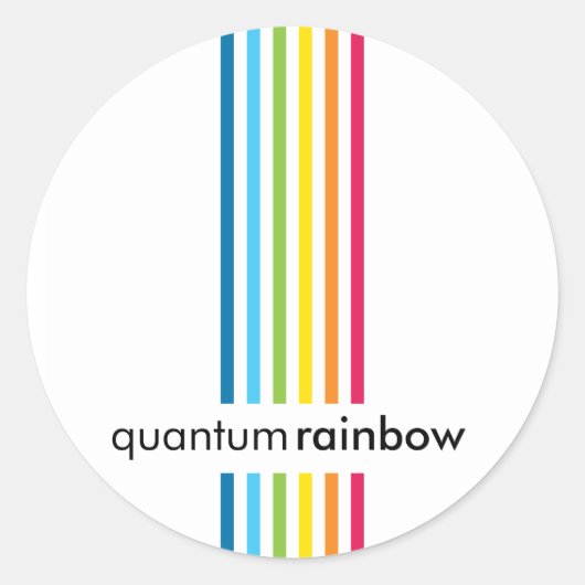 STICKER SEAL :: regenboogstreep 1 (Voorkant)