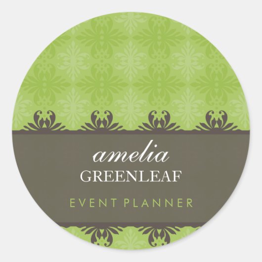 STICKER SEAL :: stijlvol patroon 12 (Voorkant)