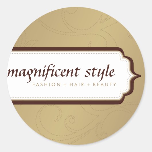 STICKER SEAL :: stijlvolle pracht 7 (Voorkant)